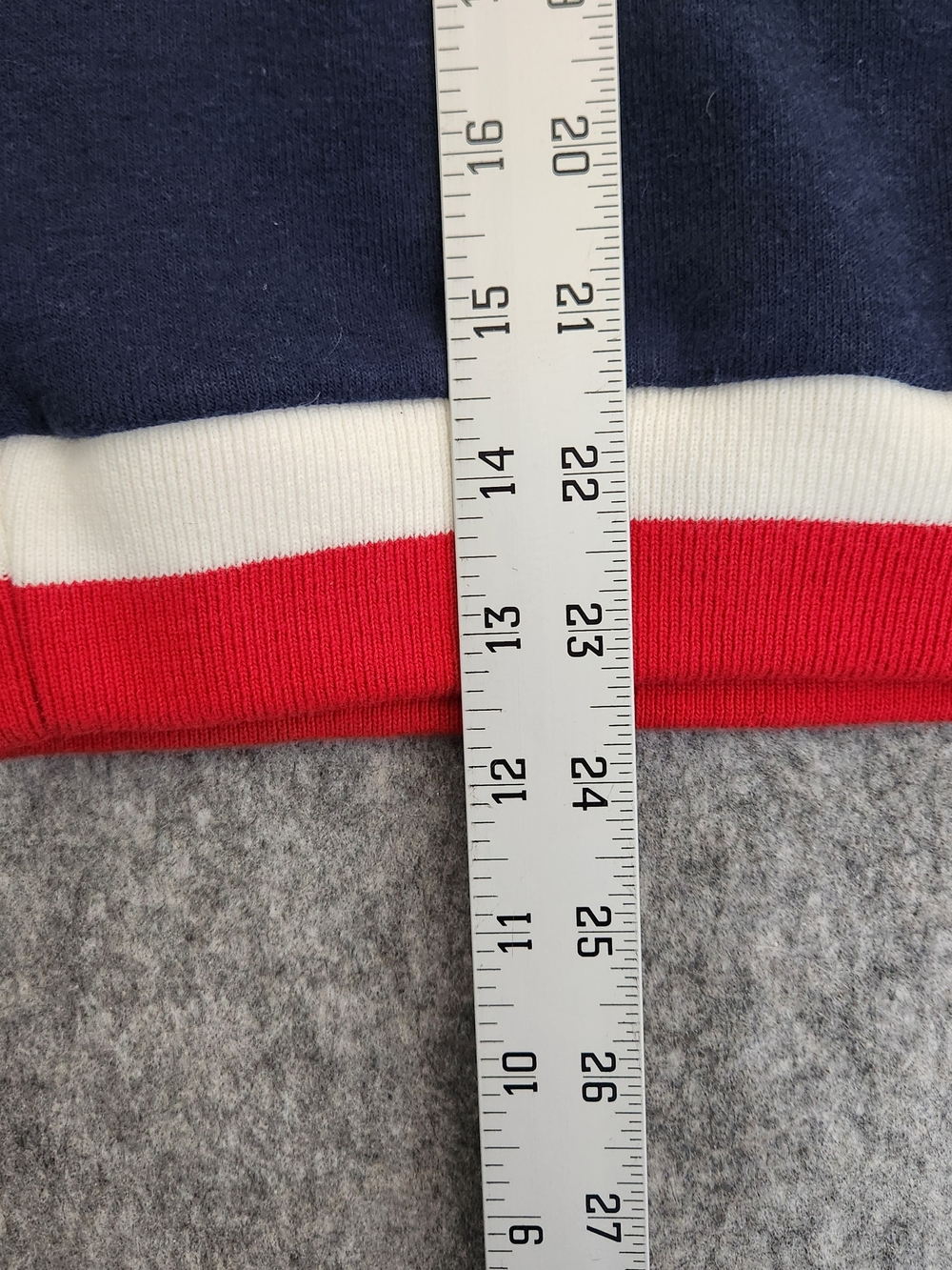 Marine Layer Nautical Pullover Sweater Women's S Blue Striped Hem Soft Winter - Picture 8 of 8
